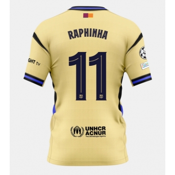 Barcelona Raphinha Belloli #11 Maglia Gara Trasferta Repliche 2025-26 Maniche Corte